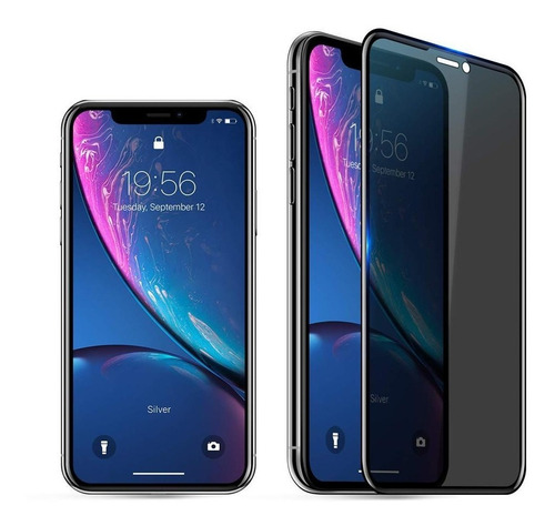 Imagen 2 de 8 de Pack 2 Láminas Privacidad 3d Anti Espía Para iPhone 11