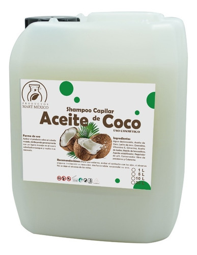  Shampoo  Aceite De Coco Hidrata & Humecta (10 Litros)