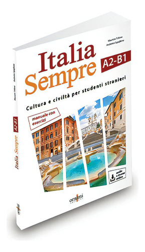 Italia Sempre A2-b1, De Maurizio Trifone, Andreina Sgaglione. Editora Ornimi Editions Em Italiano, 2020