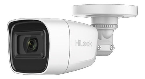 Cámara Hikvision Hilook 1080p Bala Con Audio Color Blanco