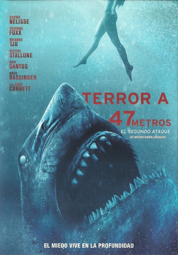 Terror A 47 Metros El Segundo Ataque | Dvd Película Nueva