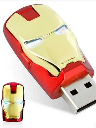 Memoria  Usb Iron  Man  8gb Metalico