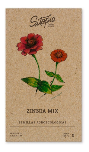 Semillasde Zinnias Mix Sitopia