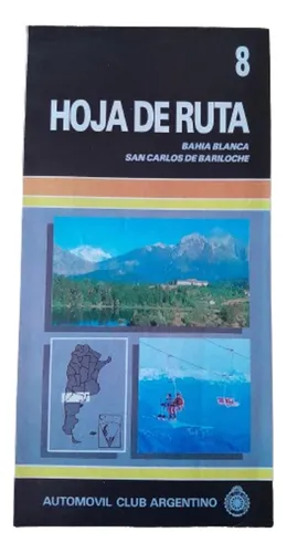 Hoja De Ruta Aca Automovil Club Argentino Mapa De Ruta (Usado)