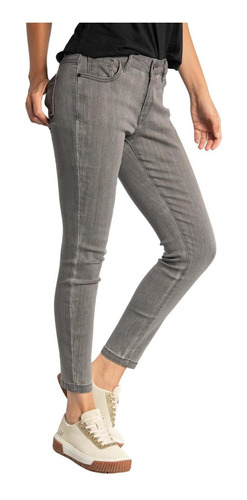 Jeans Mujer Symbol Skinny Gris Oscuro Cat