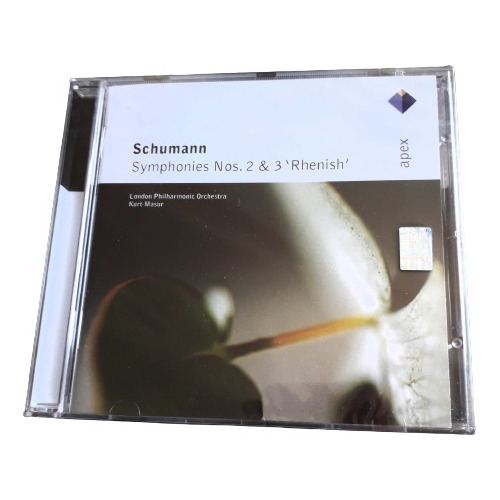 Cd  Robert Schumann Sinfonías 2 & 4   Rhenish   Ed. Alemana