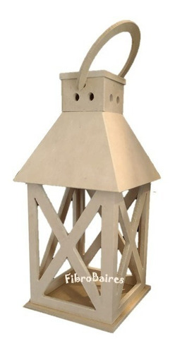 Imagen 2 de 3 de Farol Porta Velas En Fibrofacil X 12 - Candy Bar