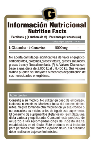 Gold Nutrition Combo Glutamina X225gr + Zma X60 Caps + Shaker