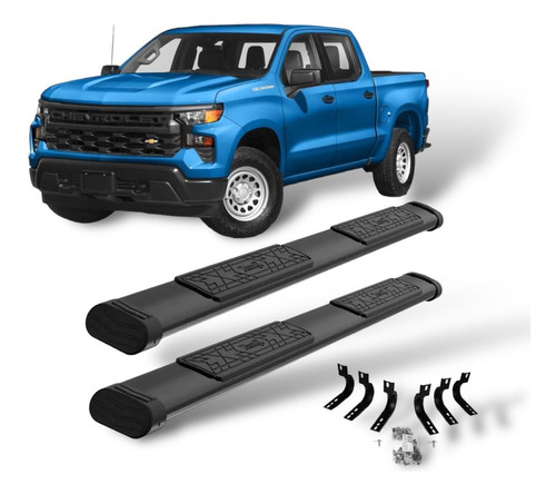 Estribos Chevrolet Silverado 1500 2016 - 2018 Doble Cabina