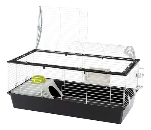 Jaula para roedores y conejos Chinchilla Casita 120 - Ferplast Color Black