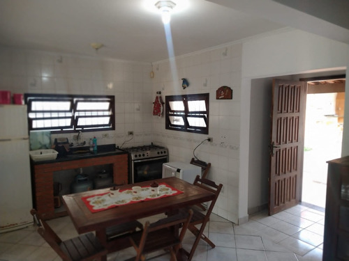 Imagem 7 de 29 de Casa Na Praia À 100 Metros Do Mar, No Bairro Cibratel 2, Em Itanhaém, Com Piscina, Área Gourmet Com Churrasqueira, Fogão A Lenha, Forno A Lenha, Aceita Financiamento Bancário Ref: Ca1293/ac