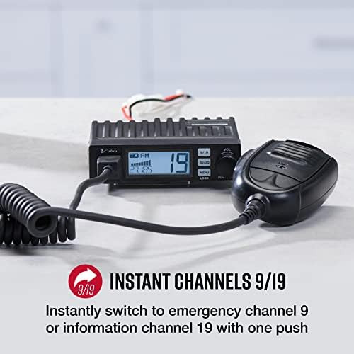 Cobra 19 Mini Recreational Cb Radio - Emergency Radio, Trave