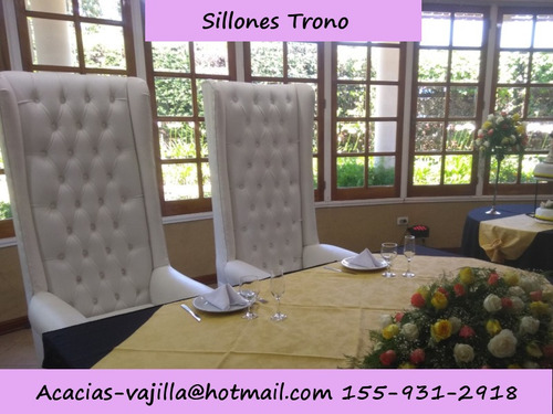 Vajilla Mantel Sillas Mesas Living Gazebo Calefactores Trono
