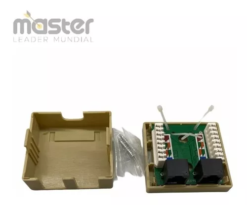 ROSETA PARA JACK RJ45 1 PTO BLANCO SATRA – DCG TEC