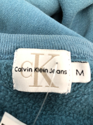 Sudadera Calvin Klein (talla M) (color Azul) (Usado)