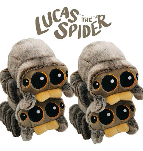 Stuffed Soft Animals Plushies Spider Toy Black Little Lucas