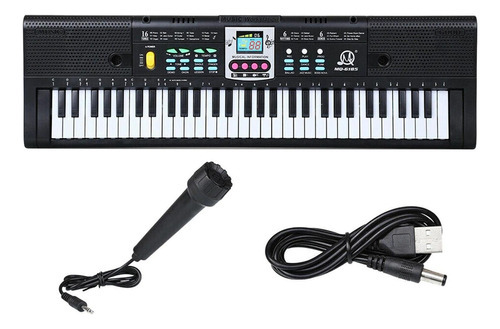 Órgano De Piano Digital De 61 Teclas Con Teclado De Piano