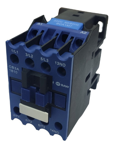 Imagen 4 de 7 de Contactor Tripolar 32a Bobina 220v Baw + Modelo Cb3a1810m7