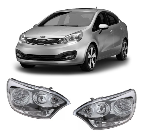 Optica  Para Kia Rio 2013 2014 2015 2016 2017 Depo Importada