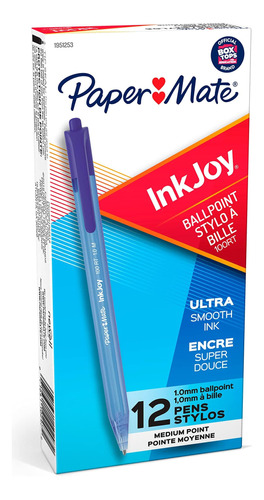 Lapiceras Ballpoint Paper Mate Set 12 U Blue7