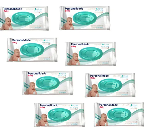 Kit 8x Lenço Umedecido Personalidade Rn C/50 (total 400und.)