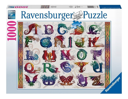 Rompecabezas 1000 Piezas Ravensburger - Dragon Alphabet