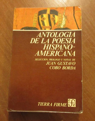 Libro Antologia De La Poesia Hispanoamericana J G Cobo Borda