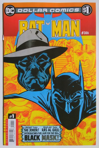 Batman 386 Dollar Comics Dc 2020 1a Aparicion Black Mask.