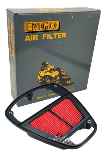 Filtro De Aire Kawasaki Vulcan 900 2006 2007 2008  Emgo Vn9f