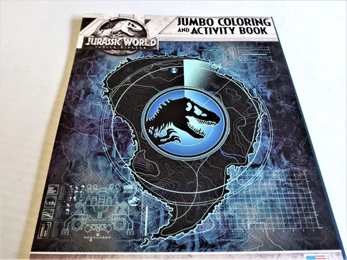 Jurassic World Jumbo, Libro Para Colorear Dinosaurios 64pa