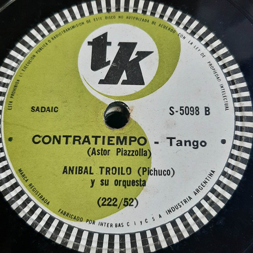 Pasta Anibal Troilo Jorge Casal Tk C448