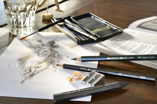 Imagen 3 de 7 de Lapiz Grafito Castell 9000 Set X12 Faber-castell