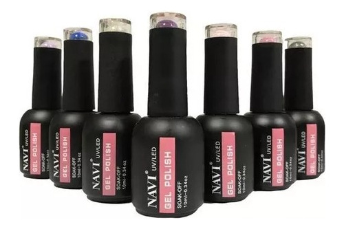 Navi 10ml Gel Polish X3 Unidades Uv Led Base Top