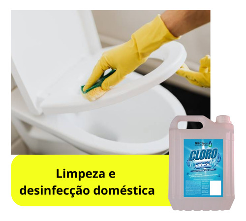 Cloro Em Gel 2l Ideal Para Limpeza De Mofo E Sujeira Top