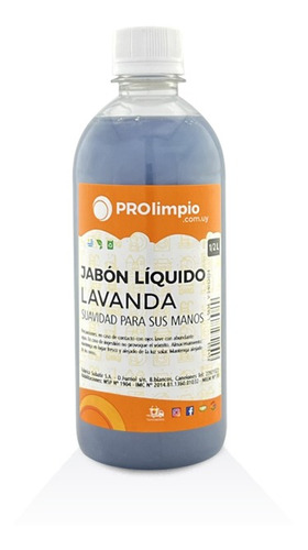 Jabón Líquido Lavanda 500 Mililitros - Prolimpio