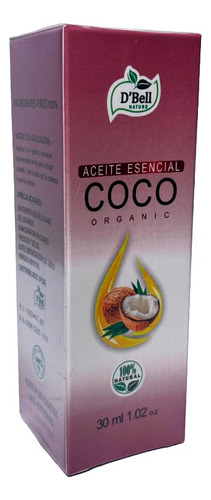 Aceite De Coco 30ml  - Tratamiento Capilar Coco Antifrizz