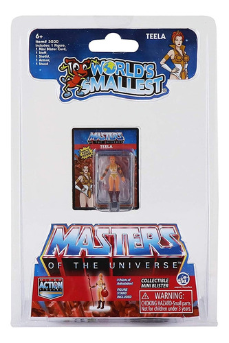Masters Of Universe 4 Micro Figuras He-man Worlds Smallest *