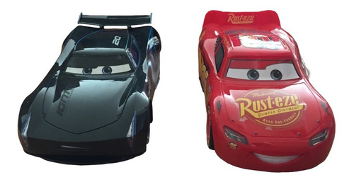 2 Carros Cars Control Remoto Rayo Mcqueen Jackson Storm 