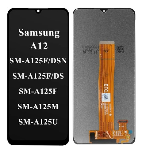 Pantalla Para Samsung Galaxy A12 Táctil Con Sm-a125f/ds