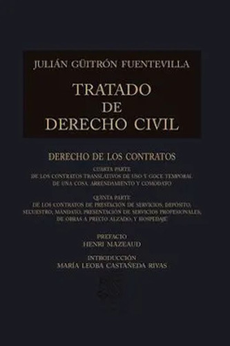 Libro Tratado De Derecho Civil. Derecho De Los Contratos Lku