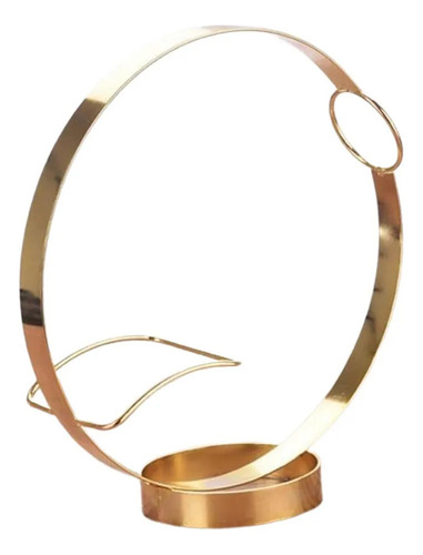 T-soporte Para Botellas De Vino De Hierro En Forma De Dorado
