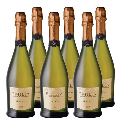 Champagne Emilia Nieto Senetiner Extra Brut 750ml X6
