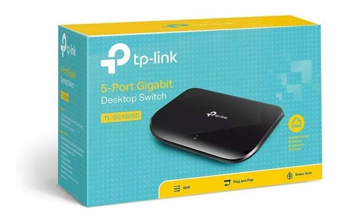 Switch 5 Puertos Tp Link Tl-sg1005d Rj45 Gigabit