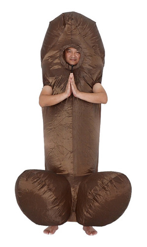 Mono Inflable Con Pene Navideño Para Disfraces, Pene