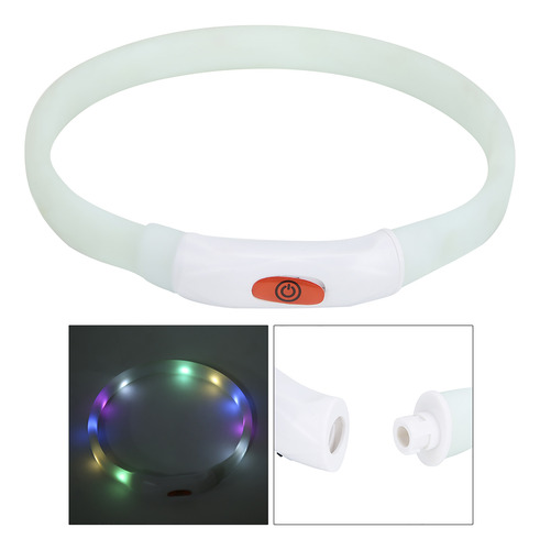 Collar Led Para Mascotas, Marquesina Multifunción, Ajustable