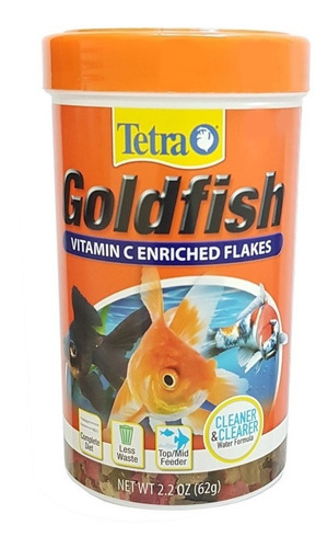 Alimento Para Peces De Agua Fria Tetra Goldfish 62gr Escamas