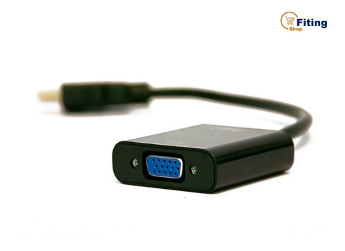 Adaptador Convertidor De Señal Hdmi A Vga Full Hd