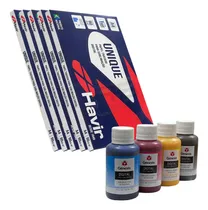 Comprar Tinta Sublimatica Gênesis 4x100ml + 500 Folhas A4 Havir 90g