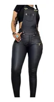 Comprar Overol Vinipiel Para Mujer, Jumper Pantalón Vinipiel