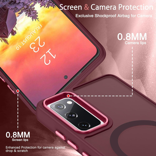 Duedue Funda Magnetica Antigolpes P/ Samsung Galaxy S20 Fe